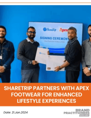 ShareTrip Partners with Apex Footwear for Enhanced Lifestyle Experiences