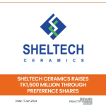 Sheltech Ceramics Ltd. raises Tk1,500 million through preference shares