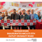 Tahsan Khan inaugurates MICLO's 9th outlet on Bailey Road