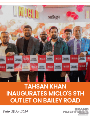 Tahsan Khan inaugurates MICLO's 9th outlet on Bailey Road