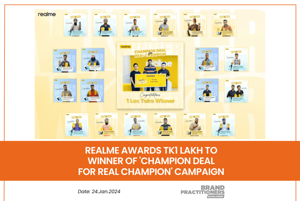 realme awards Tk1 Lakh to Winner of 'Champion Deal for Real Champion' Campaign