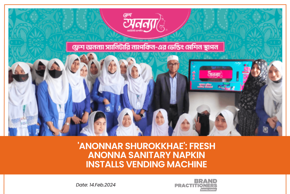 'Anonnar Shurokkhae' Fresh Anonna Sanitary Napkin Installs Vending Machine