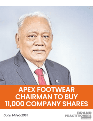 Apex Footwear Chairman to Buy 11,000 Company Shares