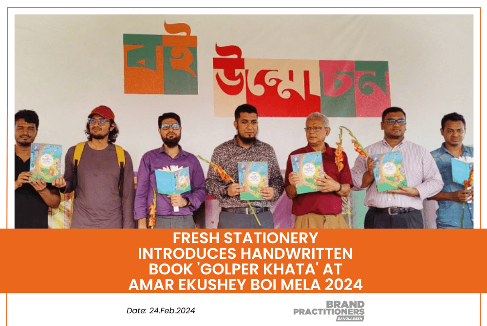 Fresh Stationery introduces Handwritten Book 'Golper Khata' at Amar Ekushey Boi Mela 2024