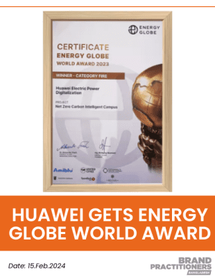 Huawei gets Energy Globe World Award