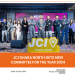 JCI Dhaka North gets New Committee for The Year 2024