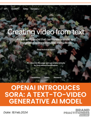 OpenAI Introduces Sora A Text to Video Generative AI Model