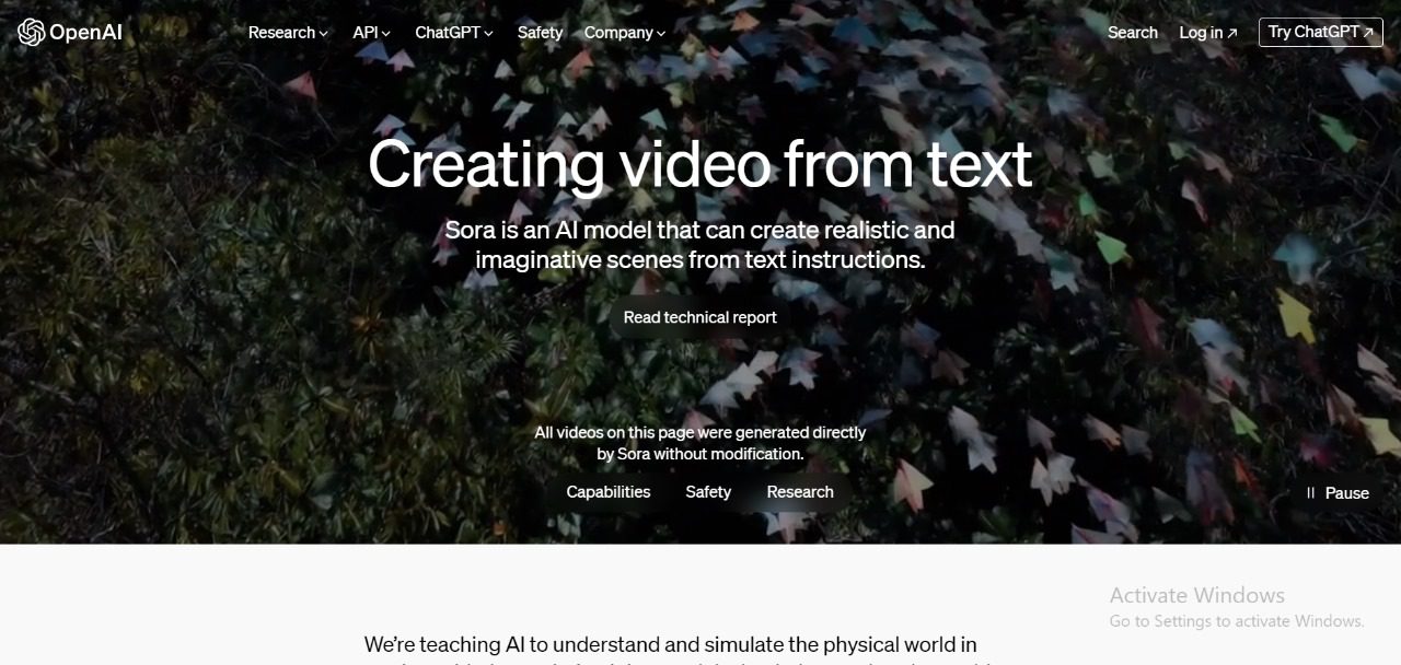 Openai Introduces Sora A Text To Video Generative Ai Model Brand Openai Introduces Sora A Text To Video Generative Ai Model Brand