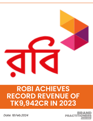 Robi Achieves Record Revenue of Tk9,942cr in 2023