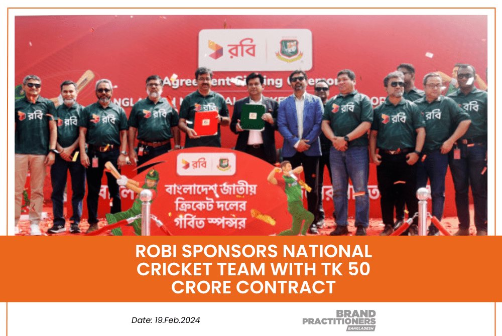 Robi Sponsors National Cricket Team with Tk 50 Crore Contract