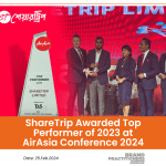 ShareTrip awarded Top Performer of 2023 at AirAsia Conference 2024
