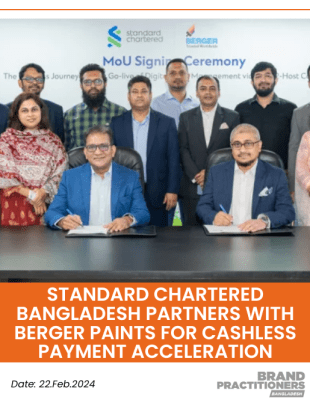 Standard Chartered Bangladesh Partners with Berger Paints for Cashless Payment Acceleration