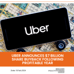 Uber announces $7 billion share buyback following profitable year