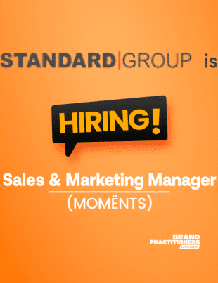 STANDARD GROUP is hiring Sales & Marketing Manager for MOMËNTS