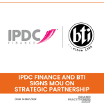 IPDC Finance and bti signs MoU on strategic partnership