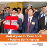 MoU signed for Exim Bank - Padma Bank merger