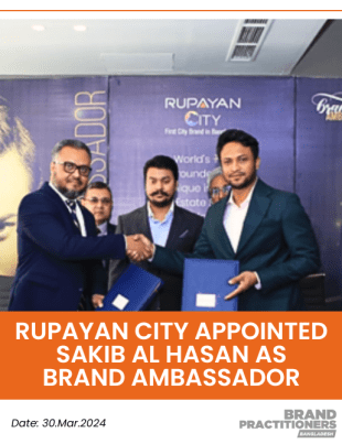 Rupayan City Appointed Sakib Al Hasan as Brand Ambassador