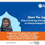 ShareTrip returns with Share the Joy Campaign this Eid, Supporting Vulnerable Women and Children in Bangladesh