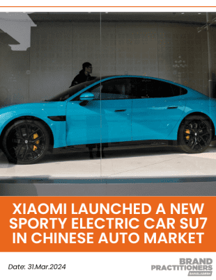 Xiaomi launched a new sporty electric car SU7 in Chinese auto market