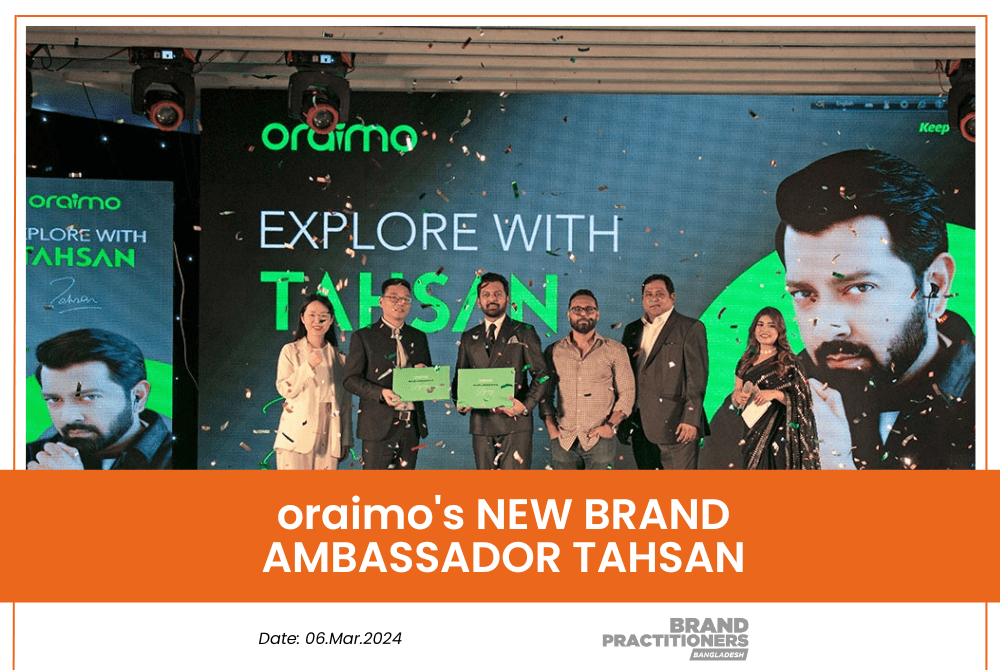 oraimo's new brand ambassador Tahsan