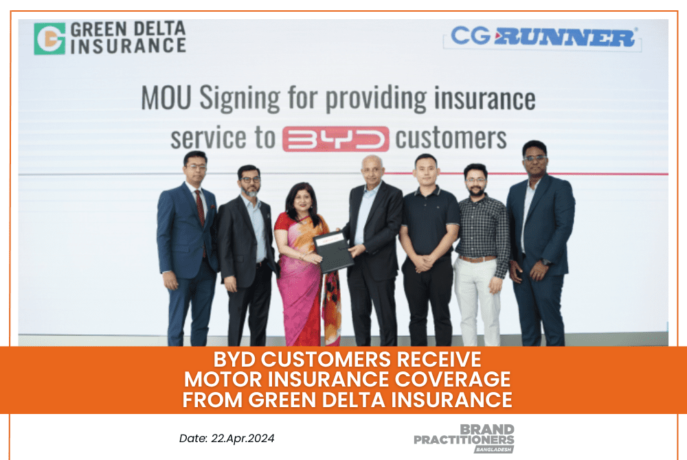 BYD customers receive motor insurance coverage from Green Delta Insurance