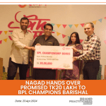 Nagad hands over promised Tk20 lakh to BPL champions Barishal