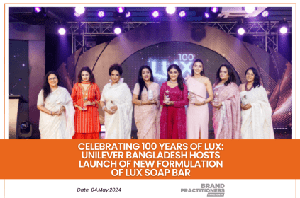 Celebrating 100 years of LUX Unilever Bangladesh hosts launch of new formulation of LUX soap bar