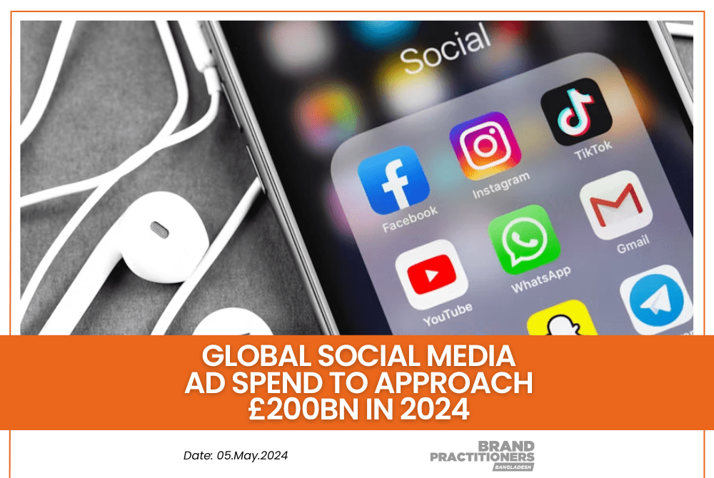 Global social media ad spend to approach £200bn in 2024