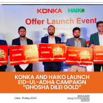 KONKA and HAIKO launch Eid-ul-Adha campaign “Ghosha Dilei Gold”