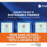 Prime Bank secures Three Awards at Asset Triple A Awards 2023