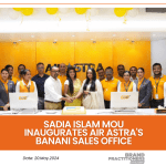 Sadia Islam Mou inaugurates Air Astra's Banani sales office