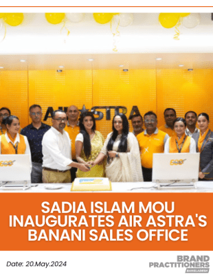 Sadia Islam Mou inaugurates Air Astra's Banani sales office