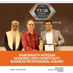 Shakawath Hossain Honored with Hospitality Business Professional Award at TOAB International Tourism Award 2024_web