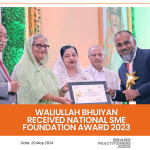Waliullah Bhuiyan received National SME Foundation Award 2023