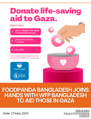 foodpanda Bangladesh Joins Hands with WFP Bangladesh to Aid those in Gaza