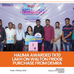 Halima awarded Tk10 lakh on Walton fridge purchase from Demra