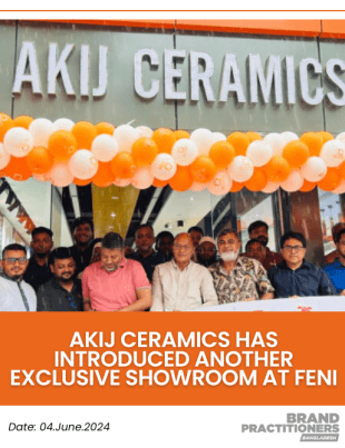 Akij Ceramics has introduced another exclusive showroom at Feni