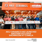 Akij Ceramics has launched another exclusive showroom at Cumilla