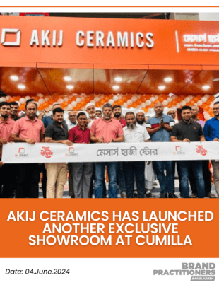 Akij Ceramics has launched another exclusive showroom at Cumilla