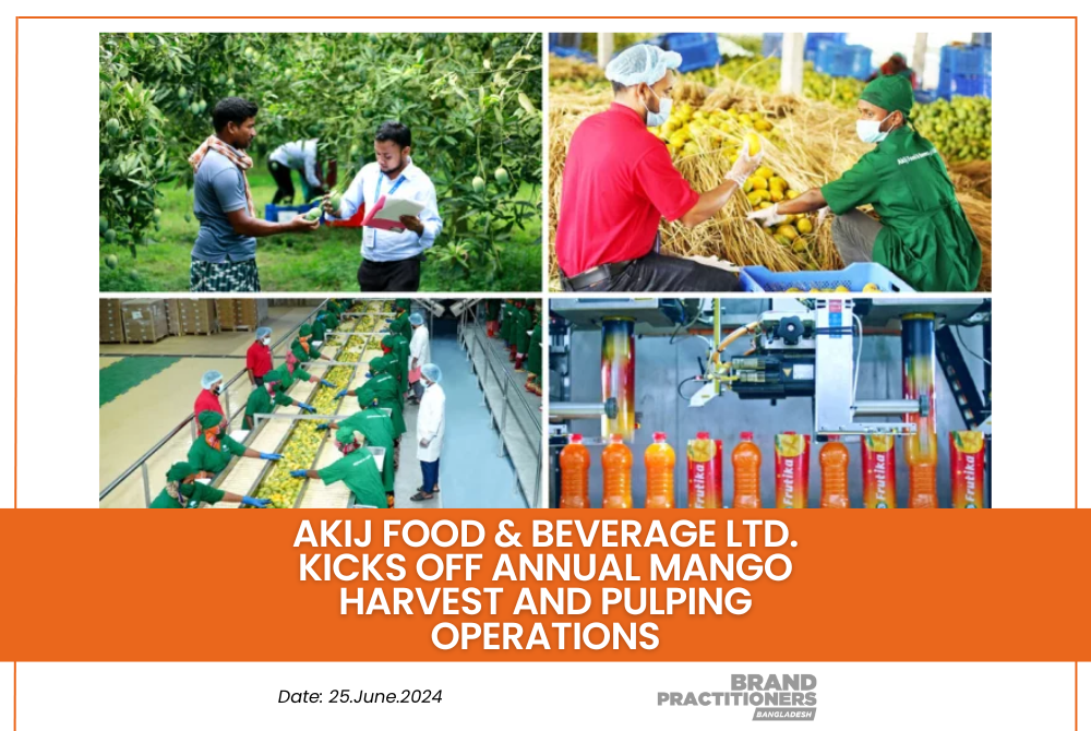 Akij Food & Beverage Ltd. kicks off Annual Mango Harvest and Pulping Operations