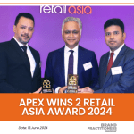 Apex wins 2 Retail Asia Award 2024