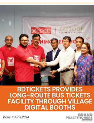 BDtickets provides long-route bus tickets facility through village digital booths