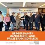 Berger Paints Bangladesh and Prime Bank sign MoU