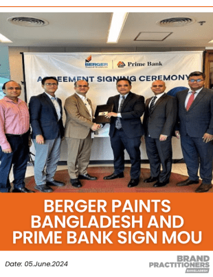 Berger Paints Bangladesh and Prime Bank sign MoU