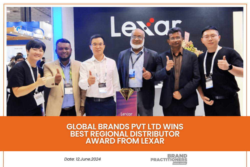 Global Brands Pvt Ltd wins Best Regional Distributor Award from Lexar