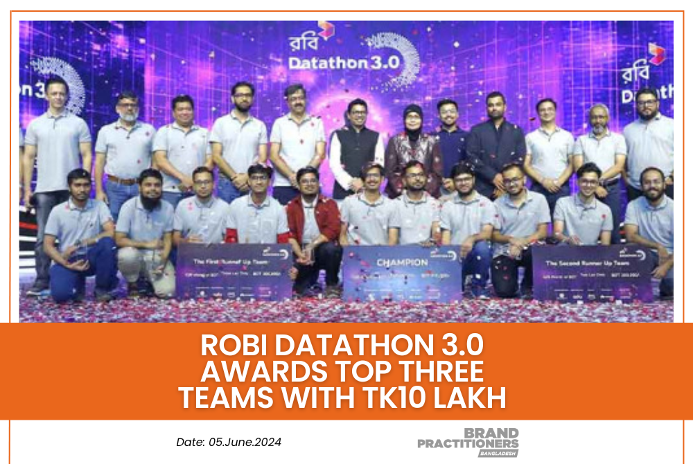 Robi Datathon 3.0 awards top three teams with Tk10 lakh