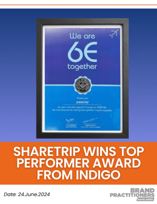 ShareTrip Wins Top Performer Award from IndiGo