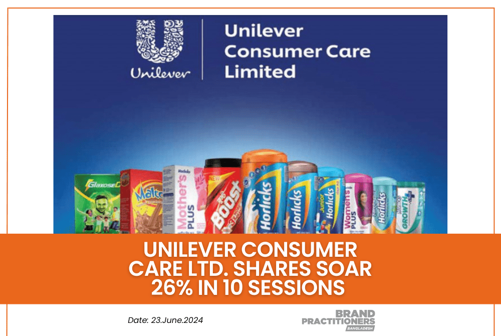 Unilever Consumer Care Ltd. shares soar 26% in 10 sessions