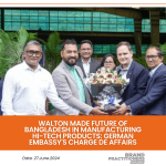 Walton made future of Bangladesh in manufacturing hi-tech products German Embassy's Charge De Affairs_web