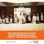 Walton microwave oven, InterContinental Dhaka jointly unveils recipe book